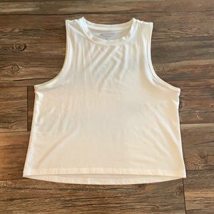 Athleta Crop Tank White